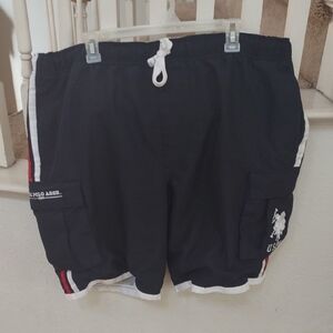 U.S. Polo Assn. Navy Blue Drawstring Shorts